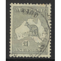 Australia Kangaroo & Map 3rd WMK £1 Grey Stamp SG75 Fine Used