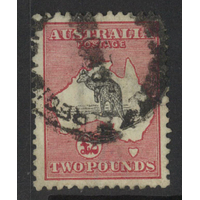 Australia Kangaroo & Map 3rd WMK £2 Grey-black/Crimson Stamp SG45a Used
