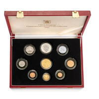 UK 1981 Commemorative Gold & Silver Proof Coin Set incl. Sovereign & £5