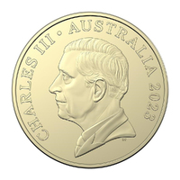 Australia 2023 $1 The First Coins with King Charles Effigy 