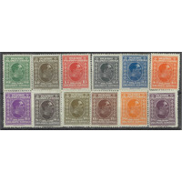 Yugoslavia 1926-27 King Alexander Set/12 Stamps Michel 188/99 Sc.41/52 MUH W240