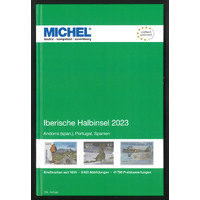 Michel Iberian Peninsula 2023 Stamp Catalogue in German 894 Colour Pages Hardcover