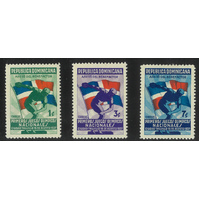 Dominican Rep. 1937 National Olympic Games Set/3 Stamps Scott 326/8 MUH 29-2