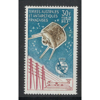French Antarctic Territory 1965 30f ITU Airmail Stamp Scott C8 MUH 26-6
