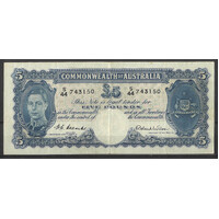 Commonwealth of Australia 1952 £5 Banknote Coombs/Wilson R48 gVF #P-29