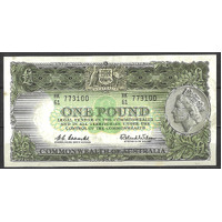 Commonwealth of Australia 1961 £1 Banknote Coombs/Wilson R34b VF #P-71