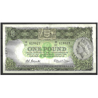 Commonwealth of Australia 1961 £1 Banknote Coombs/Wilson R34b VF/VF+ #P-72
