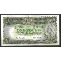 Commonwealth of Australia 1961 £1 Banknote Coombs/Wilson R34b VF+ #P-73