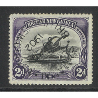 Papua 1901 BNG 2d Stamp Lakatoi Horizontal Watermark SG3 Fine Used 33-14