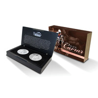 Australia 2013 $1 Black Caviar Silver Proof 2 Coin Set