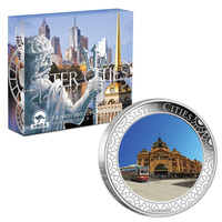 Australia 2013 $1 Sister Cities 1oz Silver Proof Coin - Perth ANDA Show 