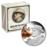 Australia 2014  $1 Banjo Patterson 1oz Silver Proof