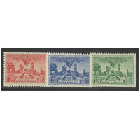 Australia 1936 South Australia Anniv. Set/3 Stamps SG161/63 Mint Unhinged #AUBK