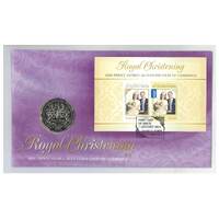 Australia 2014 Royal Christening HRH Prince George Stamps & 50c Coin PNC