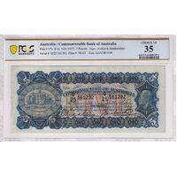 Commonwealth of Australia 1927 Five Pound Banknote Riddle/Heathershaw PCGS Choice VF35 P#17b