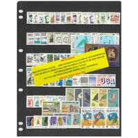 Micronesia 1984-88 Selection of 16 Commemorative Issues 82 Stamps & 2 Mini Sheets MUH #65