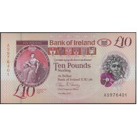 Northern Ireland/Bank of Ireland 2013 Ten Pounds Banknote P91 Unc