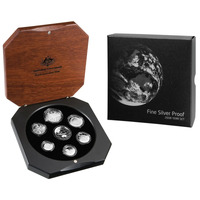 Australia 2008 Fine Silver Proof 6-Coin Set - Planet Earth in Original Packaging