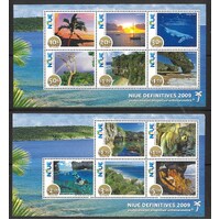 Niue 2009 Scenes Set of 2 Mini Sheets SG1049/50 Mint Unhinged 35-31