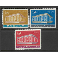 Monaco 1969 Europa Set/3 Stamps Scott 722/24 Mint Unhinged 35-32