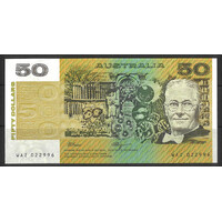 Australia 1990 $50 Banknote Fraser/Higgins R512 nUNC #50-6