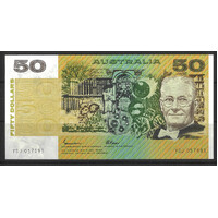 Australia 1985 $50 Banknote Johnston/Fraser R509a Gothic S/N gEF/nUNC #50-7