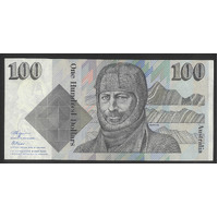 Australia 1990 $100 Banknote Fraser/Higgins R612 aEF/EF #100-23
