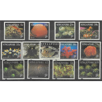 Singapore 1994 Reef Life/Fish Set/13 Stamps SG742/53, 784 MUH 33-10