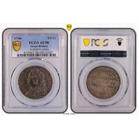 Great Britain 1746 Half Crown S-3695A LIMA PCGS AU58