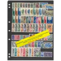 Vatican City 1940-57 Selection of 22 Commemorative Sets 89 Stamps MUH #477