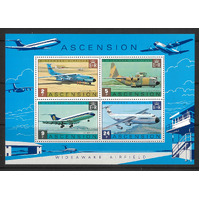 Ascension 1975 Widewake Airfield Mini Sheet SG191 Mint Unhinged 31-7*