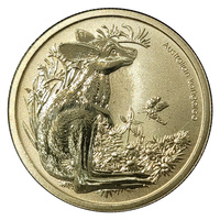 Australia 2011 Bush Babies Kangaroo $1 Dollar UNC Coin Carded