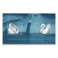 Austria 2004 Swarovski Crystals Stamp Mini Sheet In Protective Card MUH