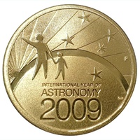 AUSTRALIA 2009 STARGAZING THE SOUTHERN SKIES $1 DOLLAR UNC MINT COIN CARDED