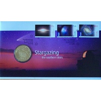 Australia 2009 STARGAZING PNC STAMP AND $1 COIN COVER