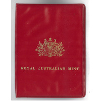 Australia 1970 Mint UNC Set of 6 Coins in Red Wallet #33