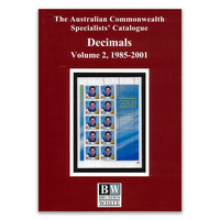 Brusden White 2021 The ACSC Australia 1985-2001 BW Decimals II Stamp Catalogue A4