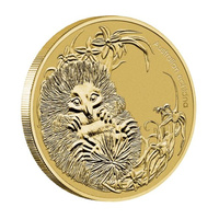 Australia 2013 Bush Babies Echidna $1 One Dollar UNC Coin Perth Mint Carded