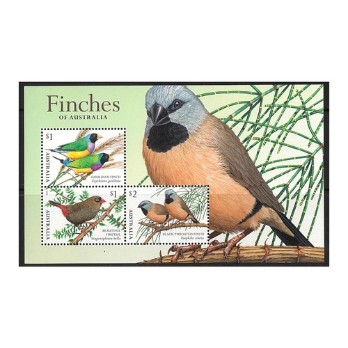 Australia 2018 Finches of Australia II Mini Sheet MUH MS4922