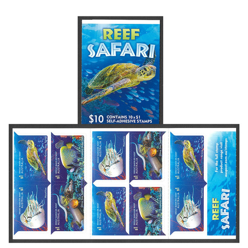 Australia 2018 Reef Safari Booklet/10 Stamps MUH Self-Adhesive 