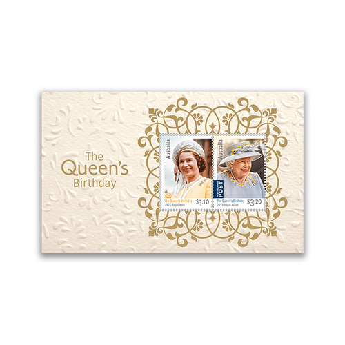Australia 2020 The Queen's Birthday Mini Sheet of 2 Stamps MUH