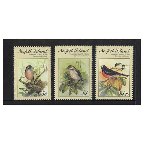 Norfolk Island 1990 Birdpex '90 Stamp Exhibition Christchurch New Zealand Set of 3 Stamps MUH SG505/7