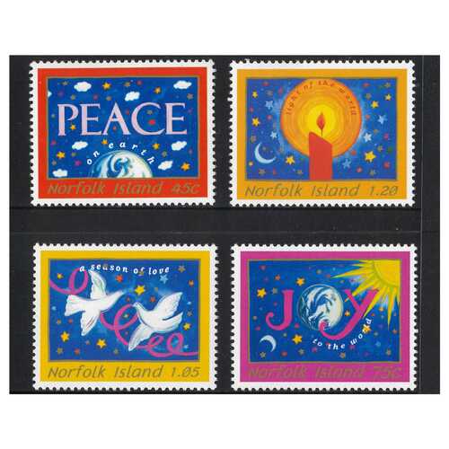 Norfolk Island 1998 Christmas Set of 4 Stamps MUH SG686/89