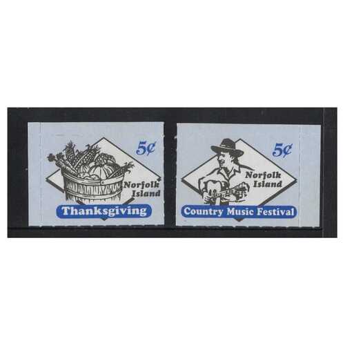Norfolk Island 2000 Festivals Set of 2 Stamps Ex-Booklet MUH SG722/23