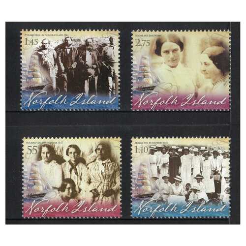 Norfolk Island 2010 Morayshire Pitcairn Islanders Set of 4 Stamps MUH SG1088/91
