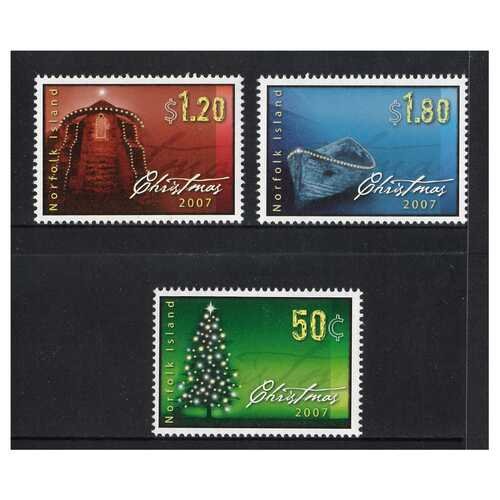 Norfolk Island 2007 Christmas Set of 3 Stamps MUH SG1005/07