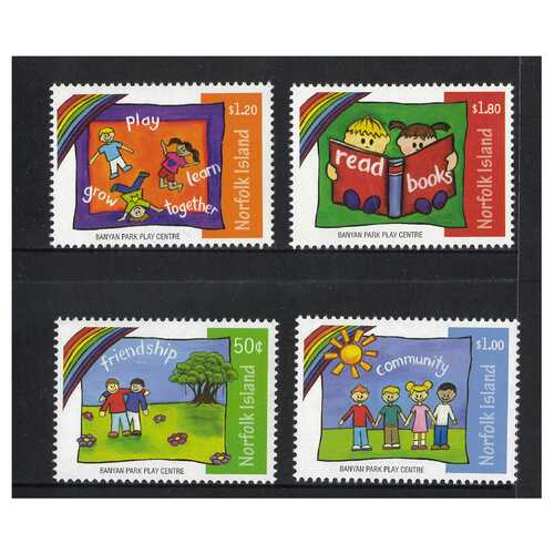 Norfolk Island 2007 30th Anniv Banyan Park Play Centre Set of 4 Stamps MUH SG1001/04