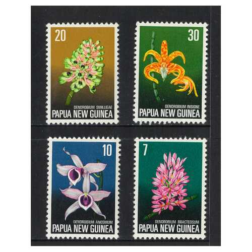 Papua New Guinea 1974 Flora Conservation/Flowers Set of 4 Stamps MUH SG273/76