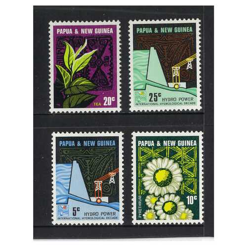 Papua New Guinea 1967 Laloki River Hydro-Electric Scheme Set of 4 Stamps MUH SG113/16