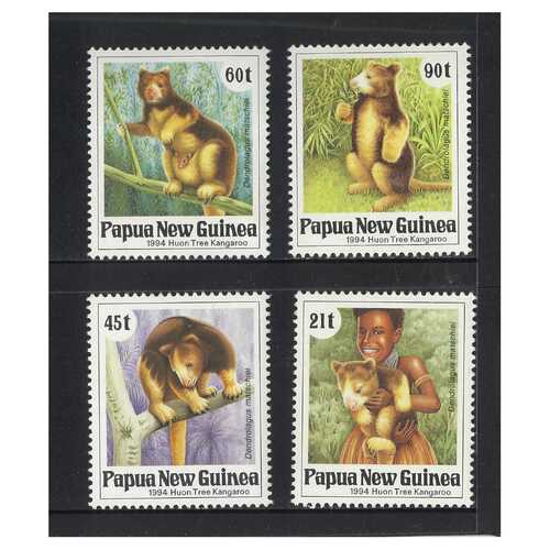 Papua New Guinea 1994 Matschie's (Huon Gulf) Tree Kangaroo Set of 4 Stamps MUH SG700/03